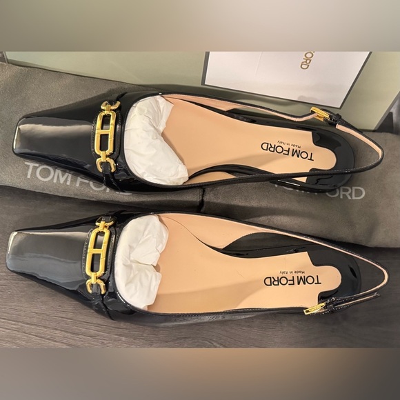 TOM FORD
Black Patent Leather Slingback Flats
Women’s US 8 - Picture 8 of 14